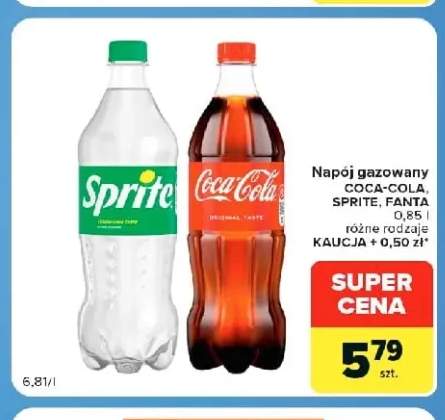 Napój gazowany Coca-Cola +2 warianty