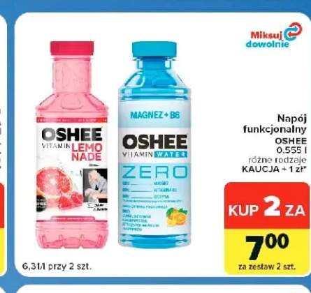 Napój funkcjonalny Oshee Vitamin Water Zero +1 wariant