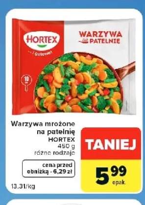 Warzywa mrożone na patelnię Hortex