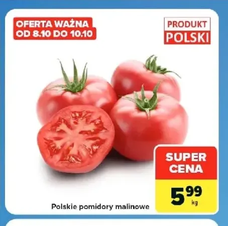 Pomidory malinowe polskie