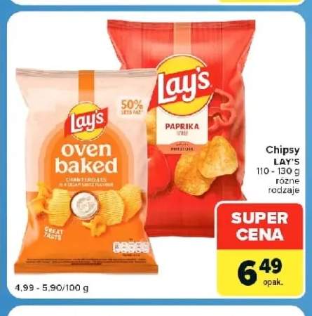 Chipsy paprykowe Lay's +1 wariant