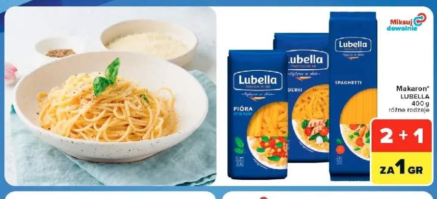 Makaron Lubella świderki +2 warianty