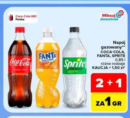 Napój gazowany Sprite +2 warianty