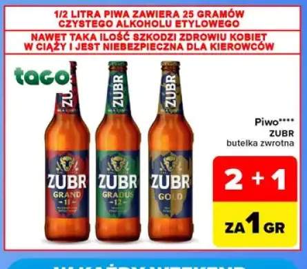 Piwo Zubr Gradus 12 +2 warianty