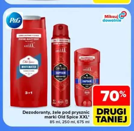 Dezodorant w sztyfcie Old Spice Captain XXL +2 warianty