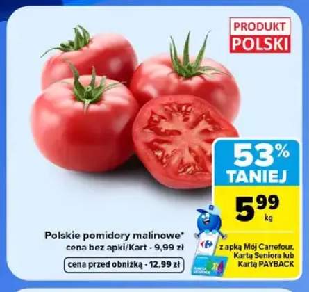 Pomidory malinowe polskie