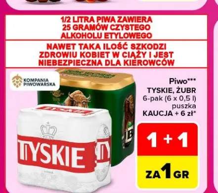 Piwo Tyskie Gronie 6-pak +1 wariant