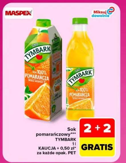 Sok pomarańczowy Tymbark
