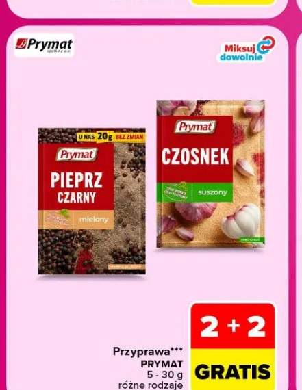 Pieprz czarny mielony Prymat +1 wariant