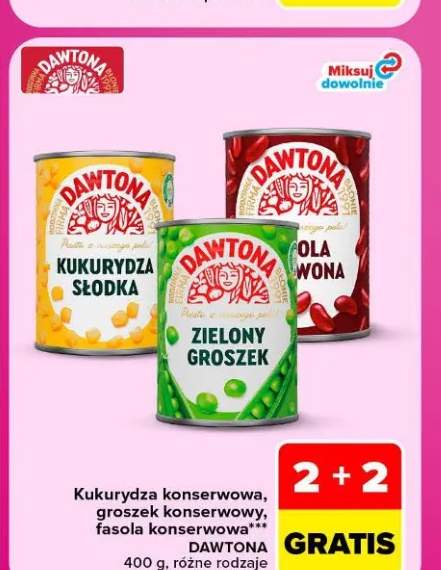 Kukurydza konserwowa Dawtona +2 warianty