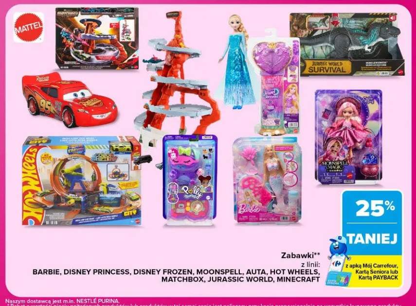 Zabawki Mattel