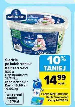 Śledzie po kołobrzesku Kapitan Navi