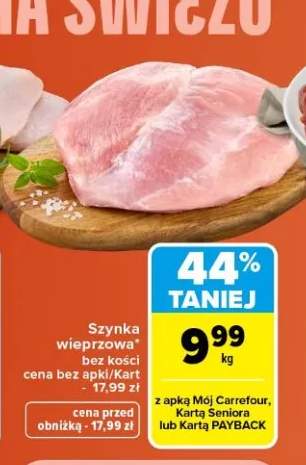 Szynka wieprzowa bez kości