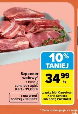 Szponder wołowy z kością
