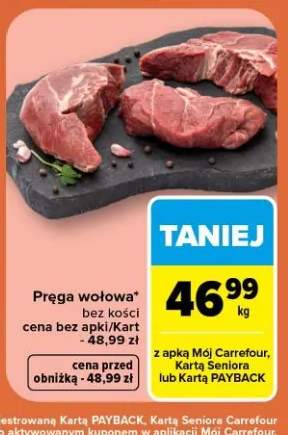 Pręga wołowa bez kości