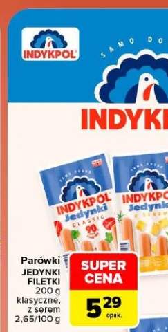 Parówki Jedynki klasyczne Indykpol +1 wariant
