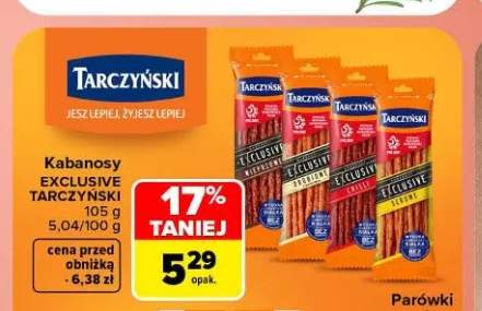 Kabanosy Exclusive wieprzowe Tarczyński +3 warianty