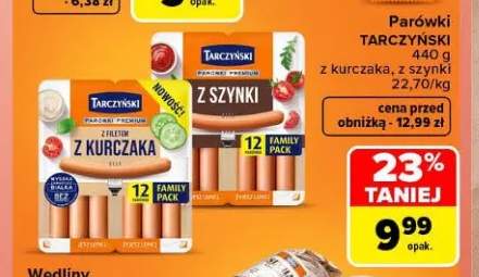 Parówki Tarczyński z kurczaka +1 wariant