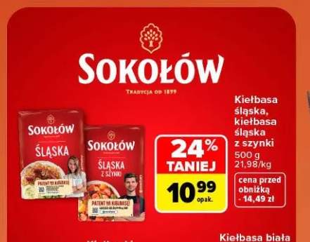 Kiełbasa śląska Sokołów +1 wariant