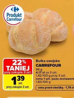 Bułka swojska Carrefour
