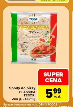 Spody do pizzy Classica Tesori