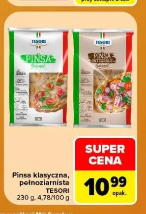 Pinsa klasyczna Tesori +1 wariant