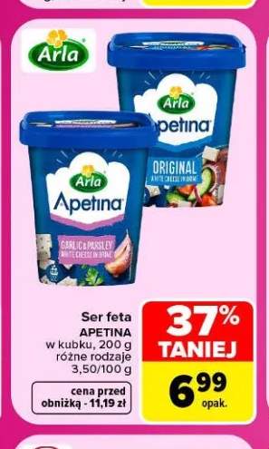 Ser feta Apetina w kubku Garlic & Parsley +1 wariant