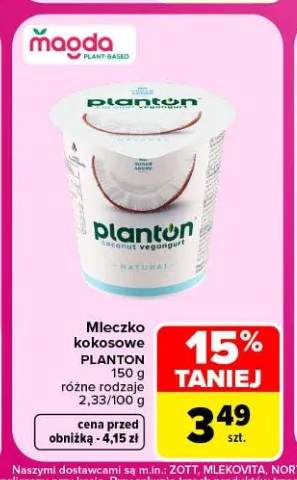 Mleczko kokosowe Planton