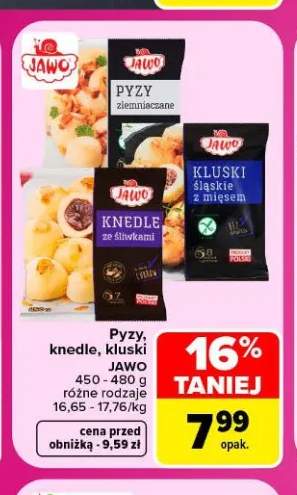 Pyzy ziemniaczane Jawo +2 warianty