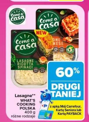 Lasagne ricotta spinaci Come a Casa +1 wariant