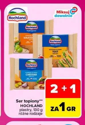 Ser topiony w plastrach Maasdam Hochland +2 warianty