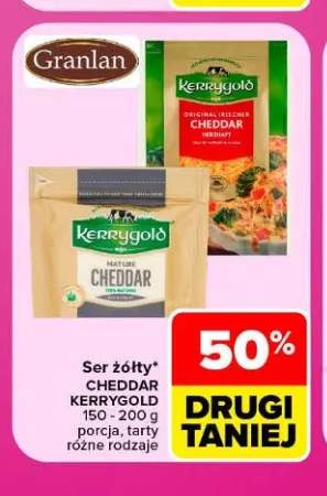 Ser żółty Cheddar porcja Kerrygold +1 wariant