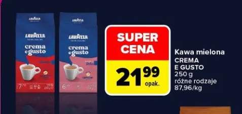 Kawa mielona Crema e Gusto Lavazza +1 wariant