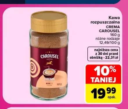 Kawa rozpuszczalna Crema Carousel