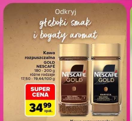 Kawa rozpuszczalna Gold Nescafé +1 wariant