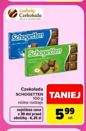 Czekolada Schogetten Alpine Milk +1 wariant