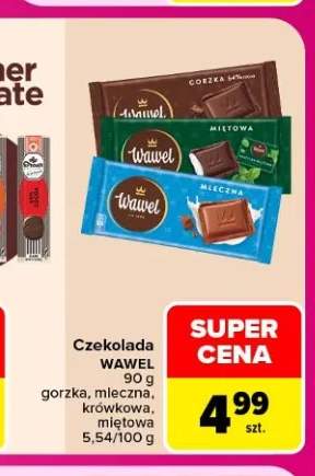 Czekolada Wawel gorzka +3 warianty