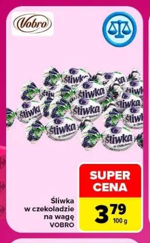 Śliwka w czekoladzie na wagę Vobro