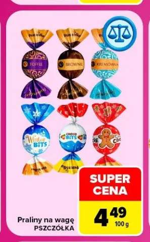 Praliny na wagę Pszczółka