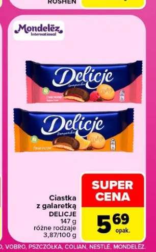 Ciastka z galaretką Delicje