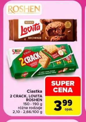 Ciastka 2 Crack Roshen +1 wariant