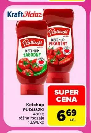 Ketchup Pudliszki łagodny +1 wariant