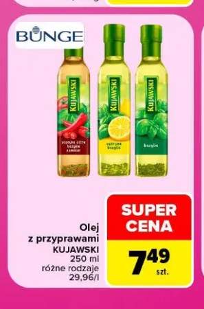 Olej rzepakowy z przyprawami Kujawski papryka ostra bazylia pomidor +2 warianty