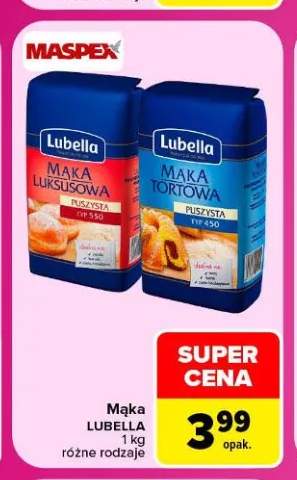 Mąka luksusowa typ 550 Lubella +1 wariant