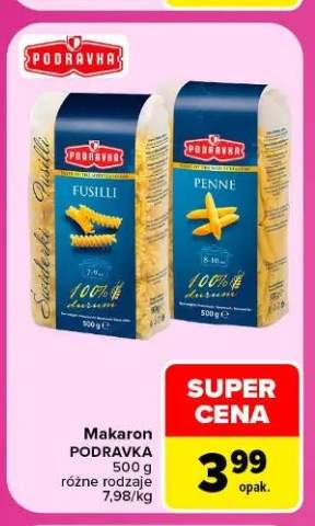 Makaron fusilli Podravka +1 wariant