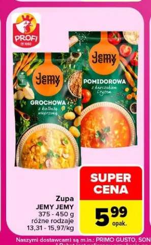 Zupa grochowa z kiełbasą wieprzową Jemy +1 wariant