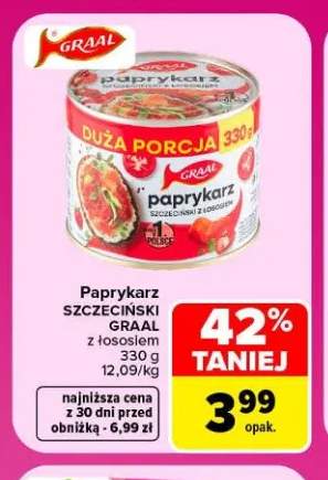 Paprykarz szczeciński Graal z łososiem