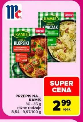 Przepis na klopsiki w kremowym sosie pomidorowym z ziołami Kamis +1 wariant