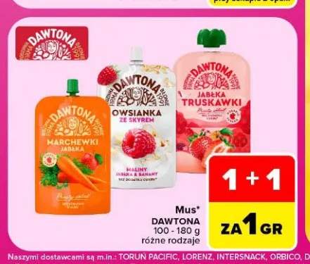 Mus Dawtona marchewki jabłka +2 warianty
