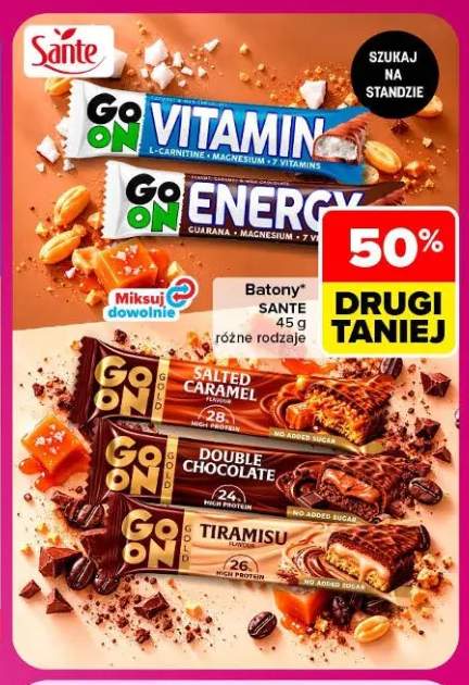 Baton Sante GO ON Vitamin +4 warianty